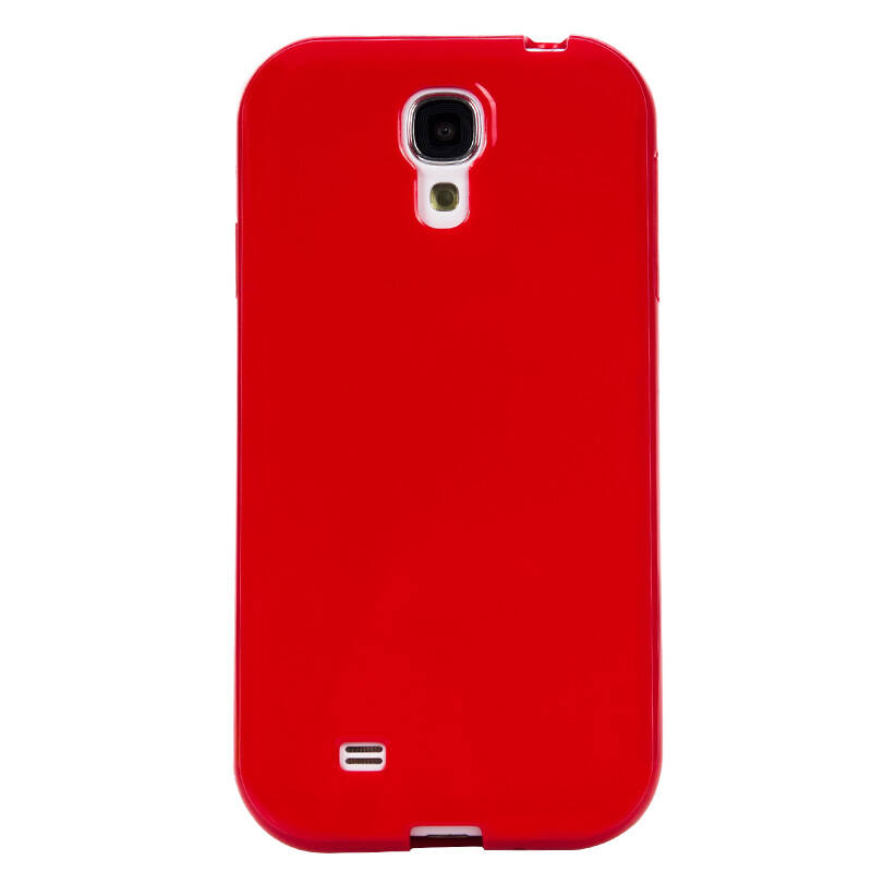 适用于三星s4/i9500/i9508 三星手机套 软胶清水套保护壳 酒红色-不