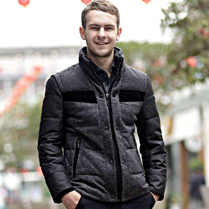 奔迈benmai男士羽绒服男款正品冬季新款短款商务休闲男装羽绒服1320