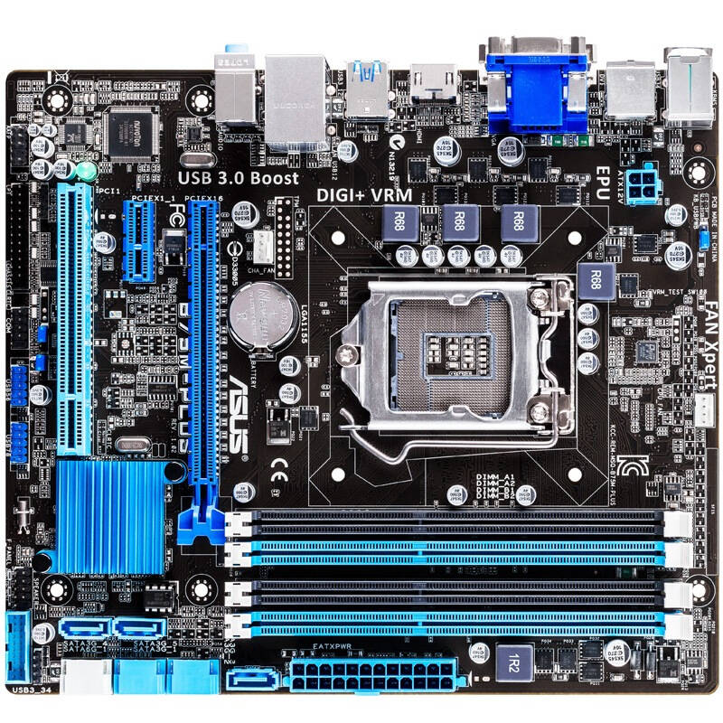 华硕(asus) b75m-plus 主板 (intelb75/lga1155) 自营