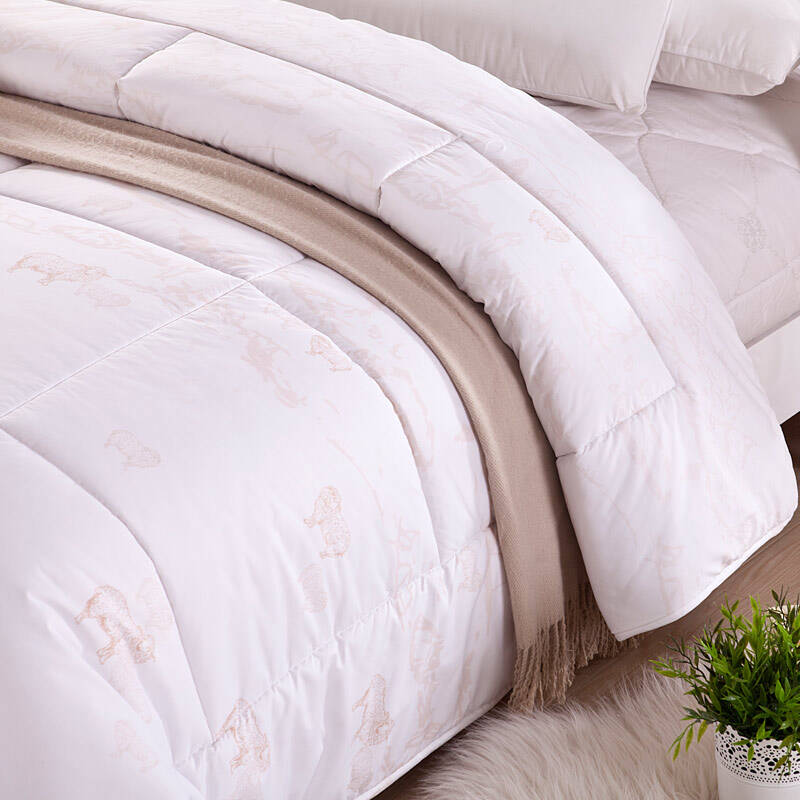 玫琳凯家纺 被子 时尚羊毛被 羊毛被冬被 加厚双人被芯 羊毛被子 羊毛