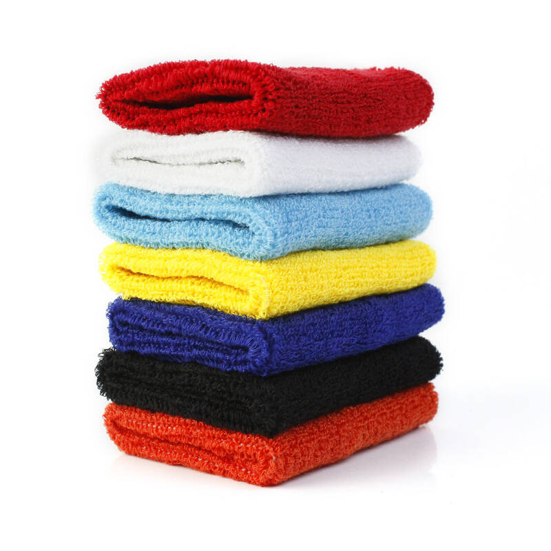 运动护腕羽毛球网球篮球护腕安全防护两只装 白色护腕