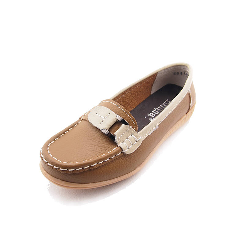 品牌女鞋 真皮 牛筋底 平跟 休闲鞋 单鞋 抱歉,此商品已下柜  已选