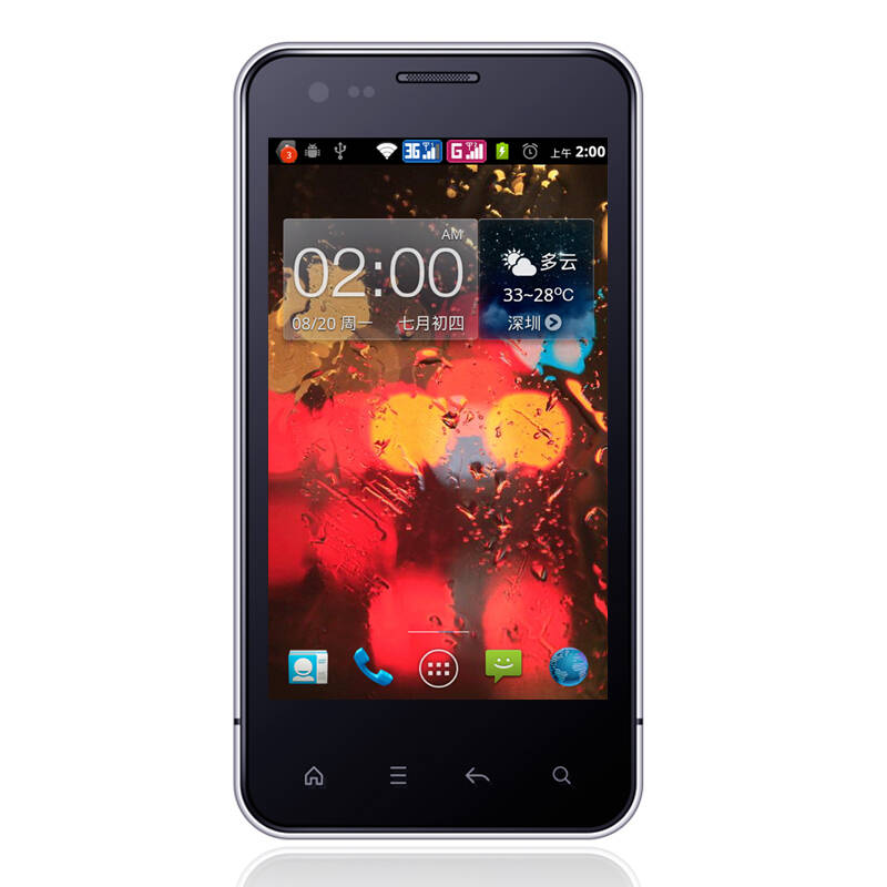 尼彩(nieche)n01 联通3g手机 双卡双待 黑