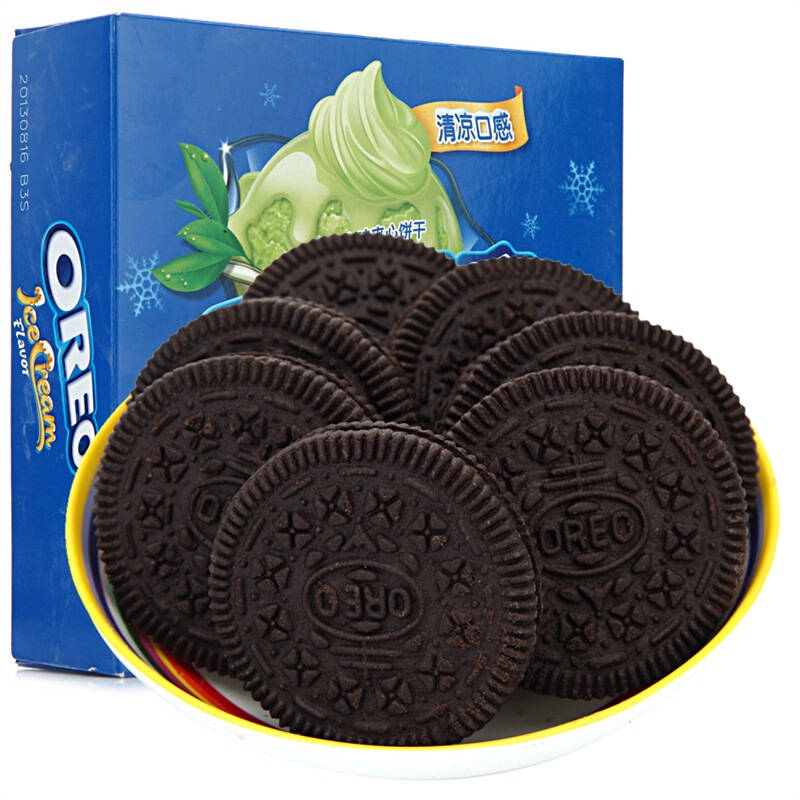 奥利奥冰淇淋夹心饼干抹茶味318g 自营