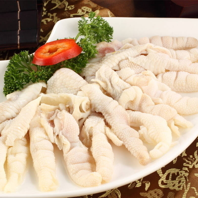 聚福鲜 冷冻去骨凤爪 600g 冷冻鸡爪 去骨鸡爪