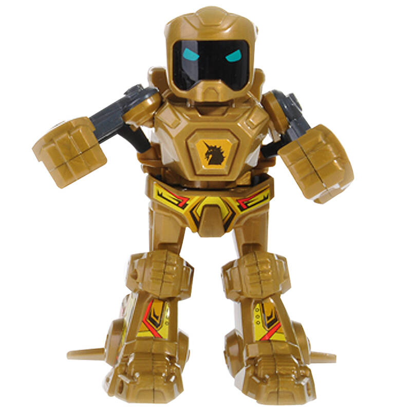 4g体感遥控机器人 大型对战拳击 格斗玩具男孩铁甲钢拳 红色双电版