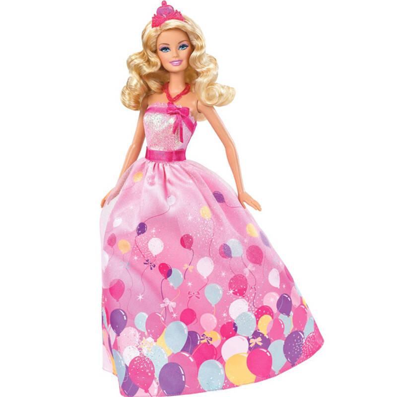 正版美泰 芭比娃娃 正品玩具 barbie 芭比之生日派对w2862