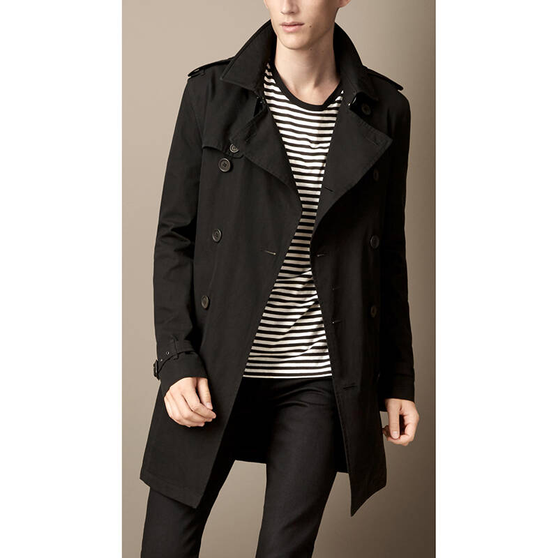 burberry brit/巴宝莉 新品 经典男士中长款风衣 男装 外套 38912511