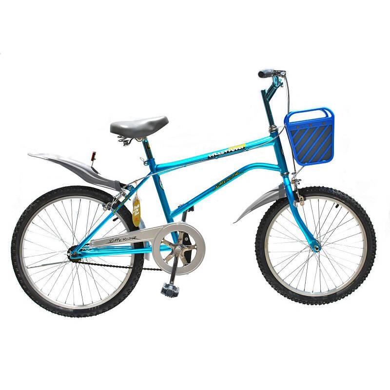 贵族(emperor)自行车碳钢系列22寸骏马城市车 粉蓝