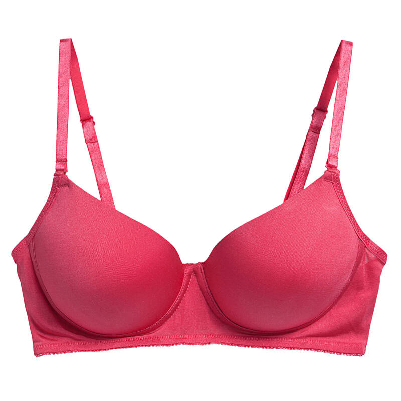 fimage有致2014年新款简约无痕真丝文胸 西瓜红 l
