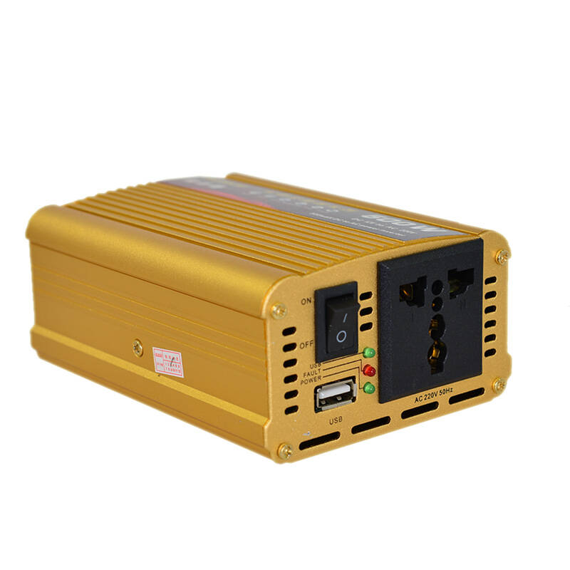 捌零车品思洛捷 土豪金车载逆变器 汽车逆变器 车载利器 300w-24v