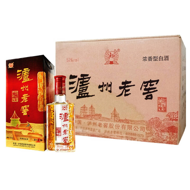 【京东超市】泸州老窖 六年陈头曲 52度 浓香型白酒 500ml (百年品牌