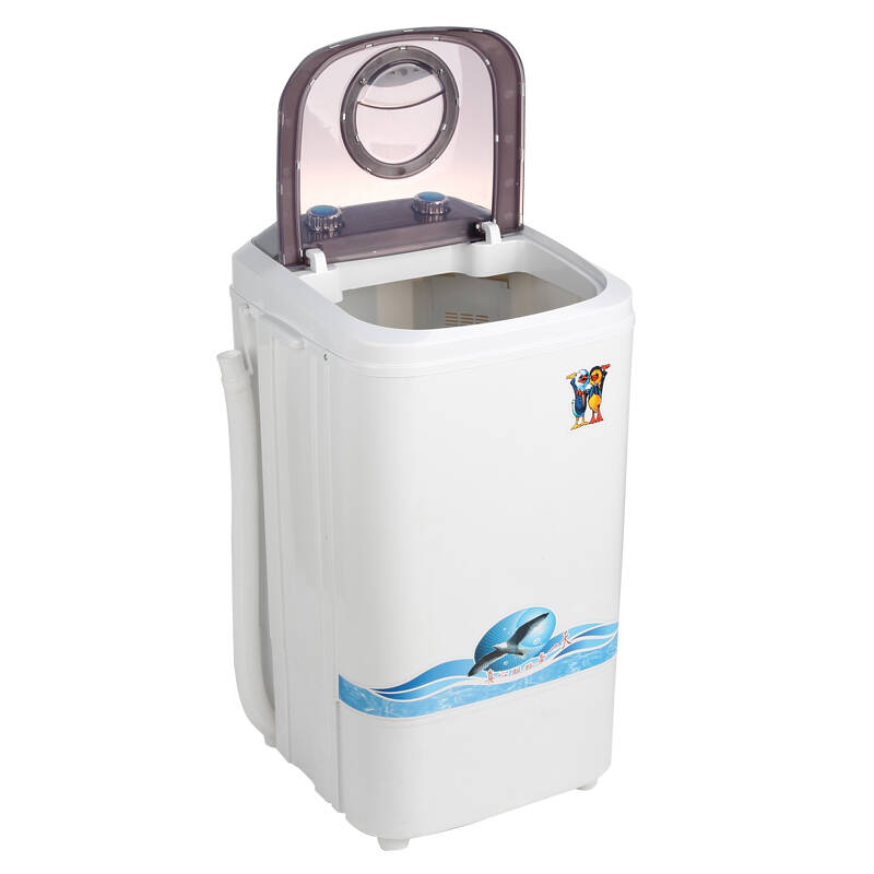 小鸭4.0kg 迷你婴儿童单筒半自动波轮洗衣机 xpb40-288
