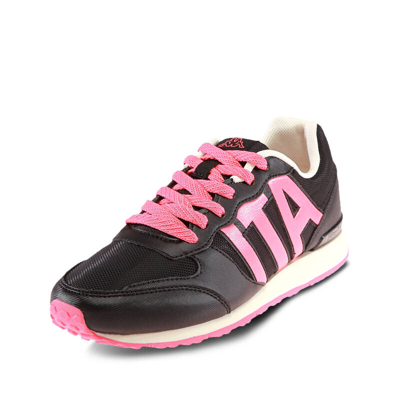 kappa卡帕背靠背 女鞋复古跑鞋 k0265mm23 黑色-901 36