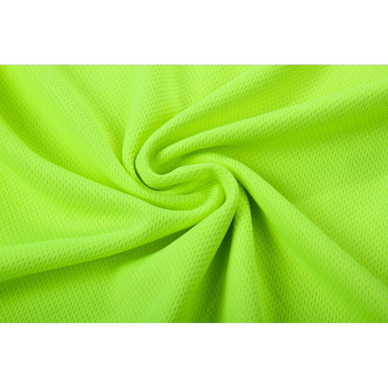 运动排汗短袖t恤 防晒圆领纯色涤纶女士女款跑步瑜伽上衣 tb-n 荧光色