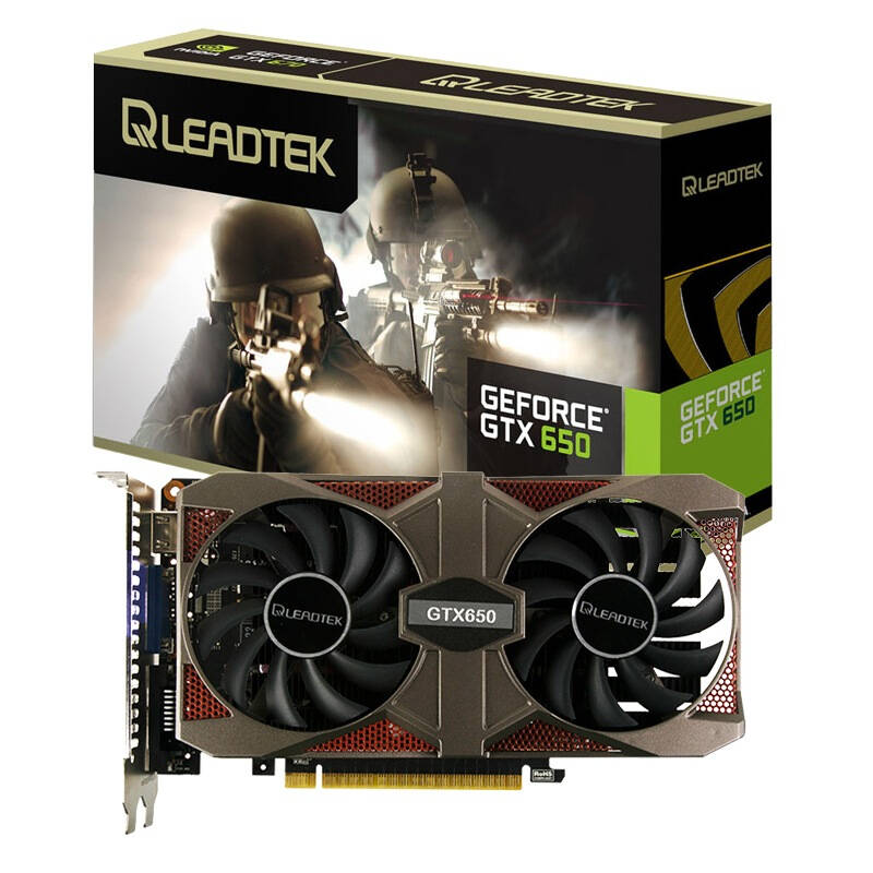 丽台(qleadtek) gtx650-2048d5-sfas-5 1058 mhz/5000 mhz 2048 mb