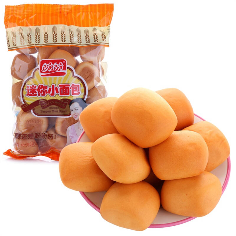 盼盼迷你小面包奶香味162g 自营