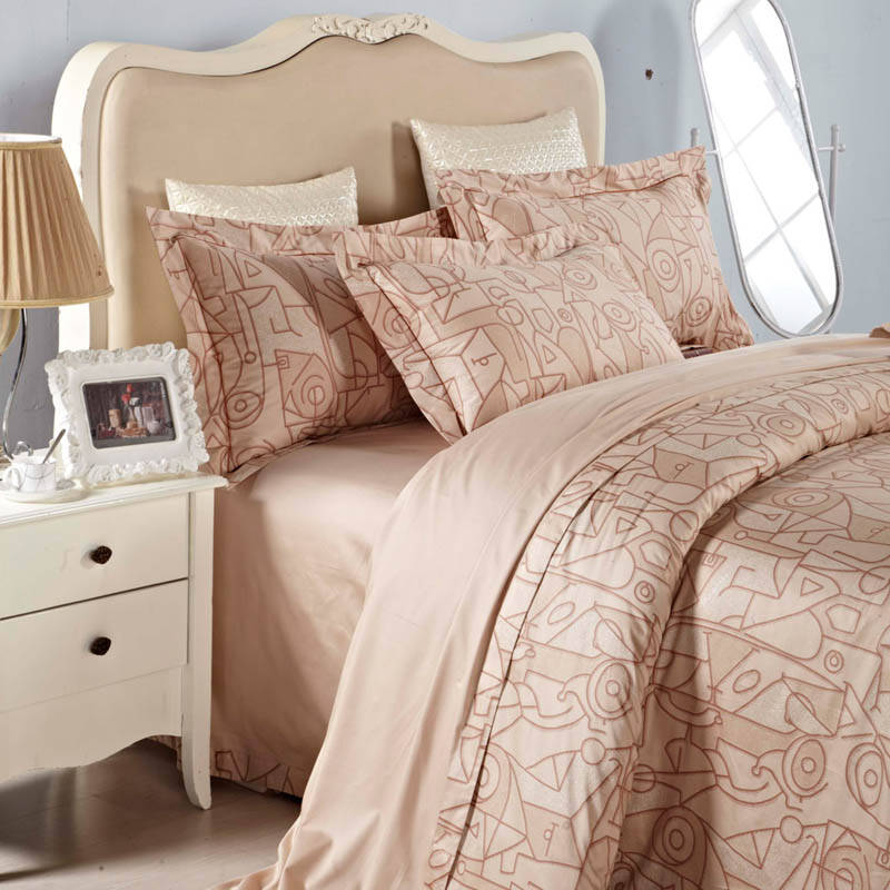 毕加索picasso家纺 家居床上用品 香槟白四件套 香槟白 1.8米