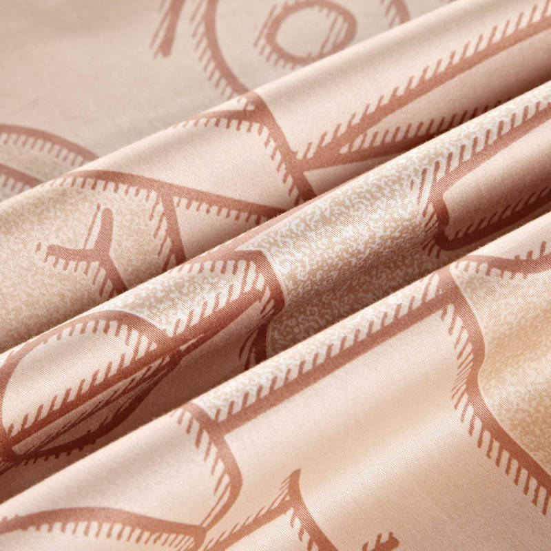 毕加索picasso家纺 家居床上用品 香槟白四件套 香槟白 1.8米