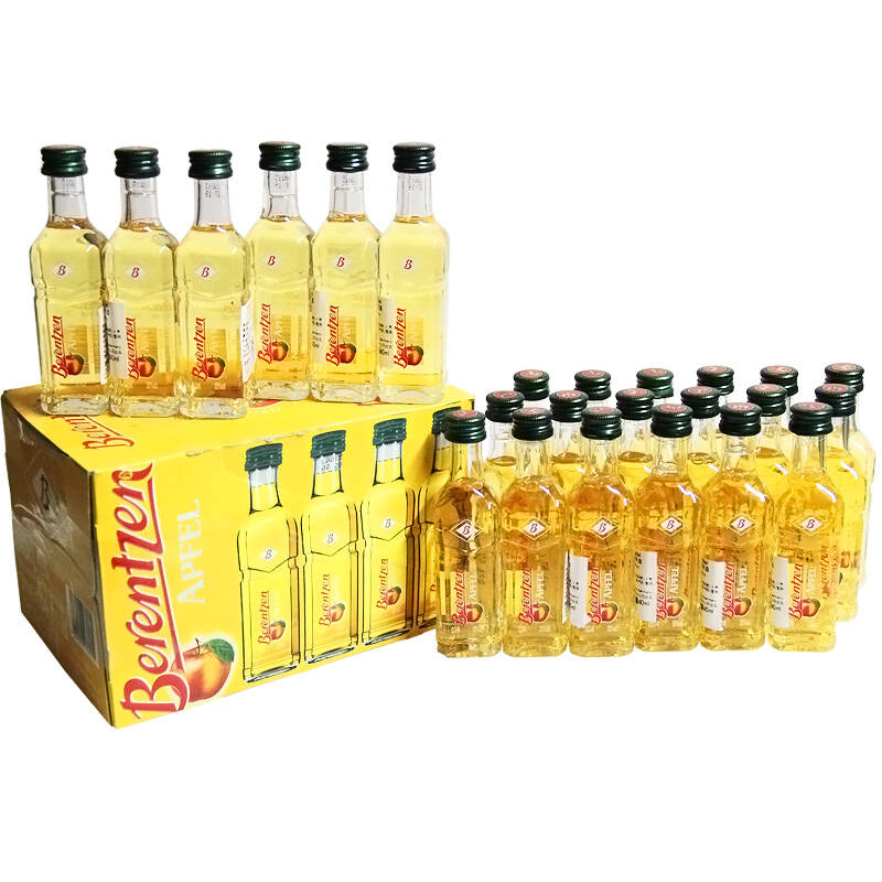 德国百人城(berentzen)经典苹果酒 20度 40ml*24瓶 原装进口