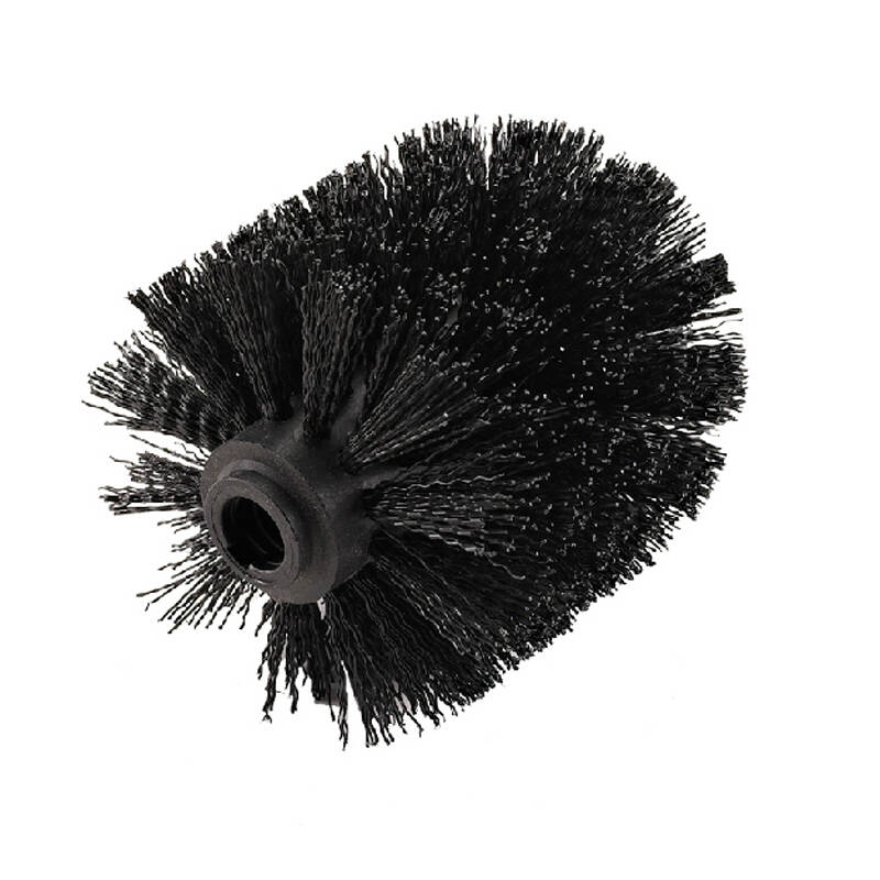 逸升(i-sun) 卫生间马桶刷头 马桶刷塑料替换刷头 清洁刷子通用黑色