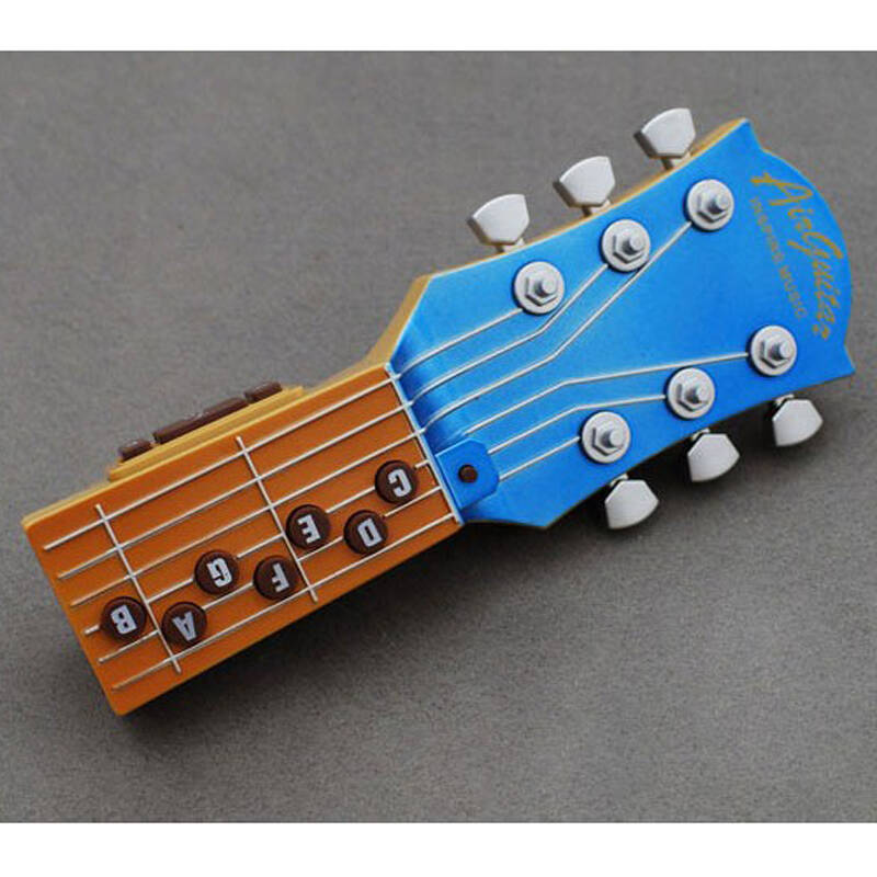 zippymat 新款空气吉他 风靡日本 旋风 电子红外线吉他益智玩具 蓝色