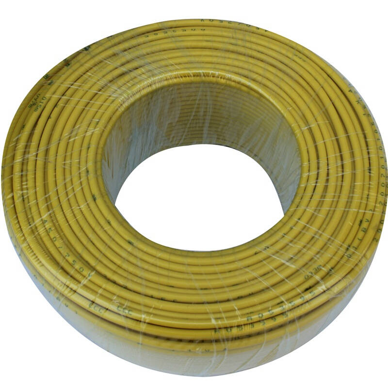 浙江元通电线电缆 单芯硬线 bv1.5 100米 黄色