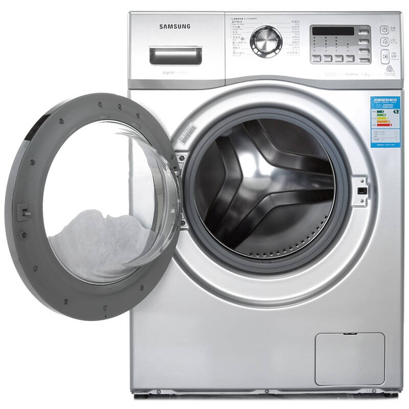 三星(samsung) wf702u2bbsd/sc 7公斤 泡泡净滚筒洗衣机(银色)