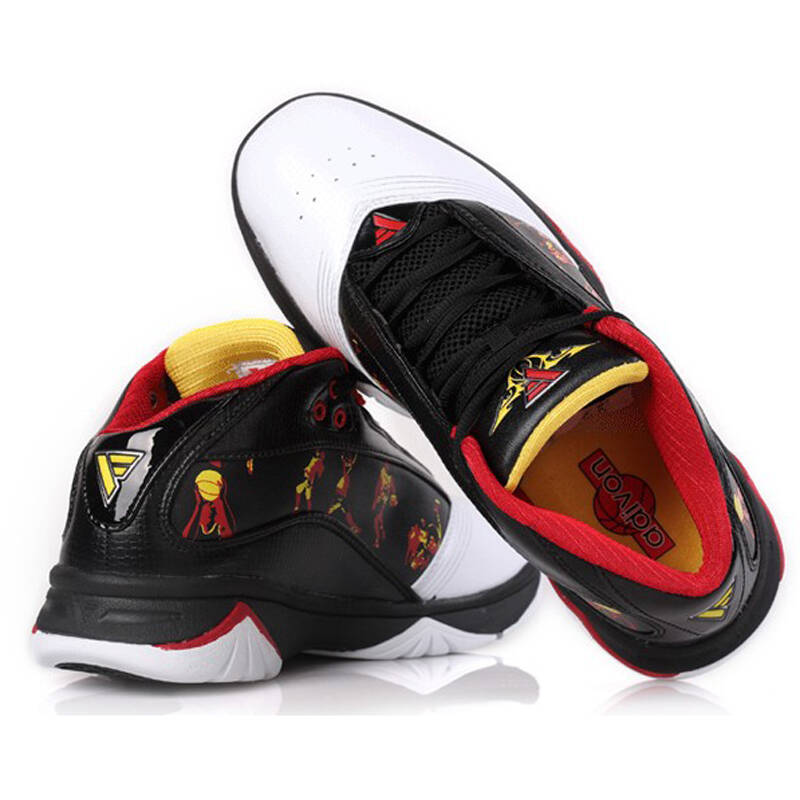 adivon阿迪王 男子篮球鞋 al1055 白黑红 41