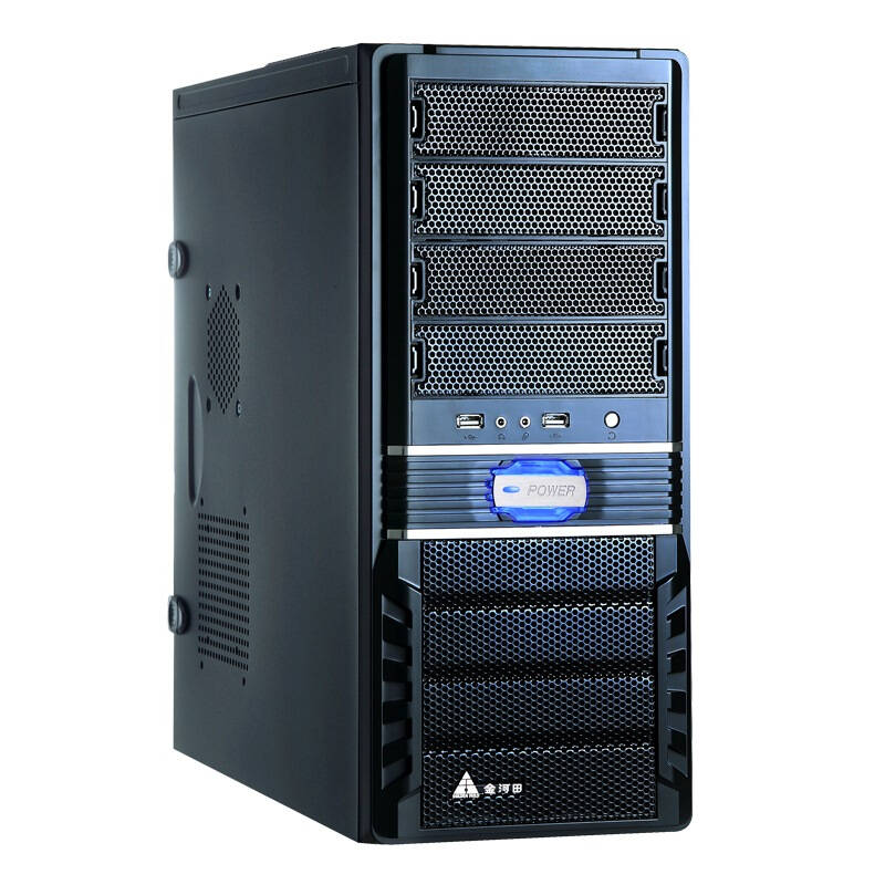 金河田(goldenfield)飓风升级版系列 冰酷8218电脑机箱 京东自营