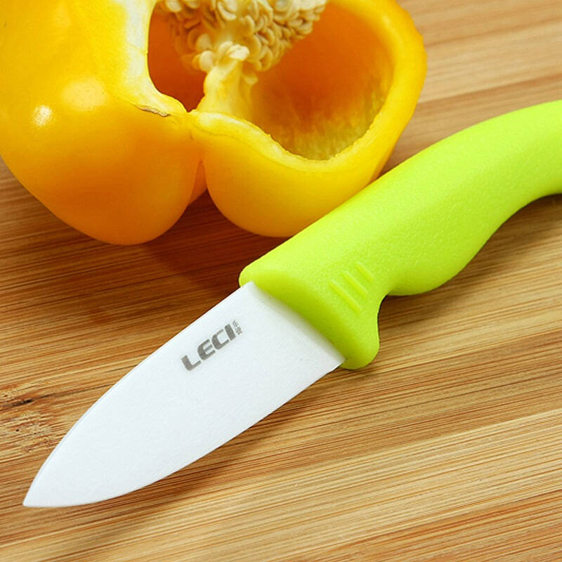 乐瓷leci 3寸陶瓷水果刀 lc4310c果绿 京东自营