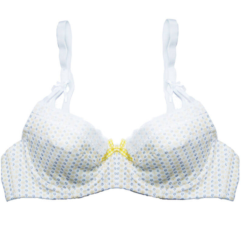 京东配送 可娃衣"樱之花"有托文胸 黄色 80b