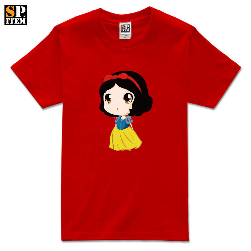 spitem色谱堂 纯棉个性印花卡通系列短袖t恤 102002009 红色 男款xl
