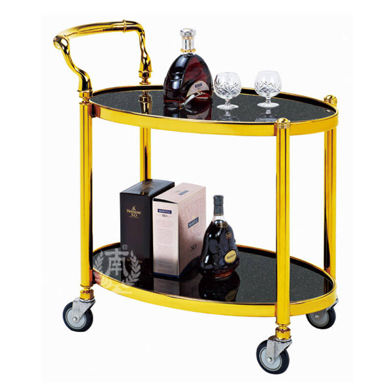 南方酒店酒水车茶水车送餐车酒水服务车推车仿石防火板c-90d 钛金