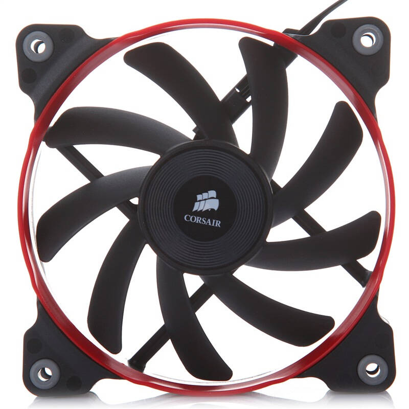 海盗船(corsair)air 系列 af120单包 1100rpm 安静版 高速气流风扇