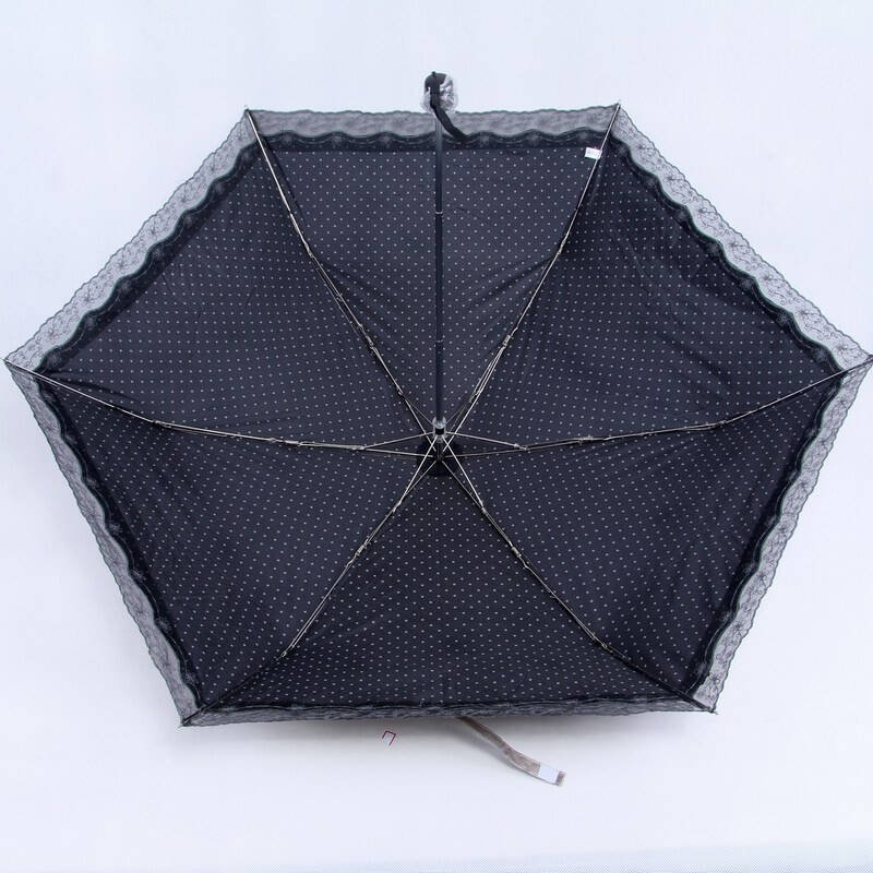 今日故事 275015三折波尔舞曲超细钢笔伞 防紫外线强 伞内漂亮印花