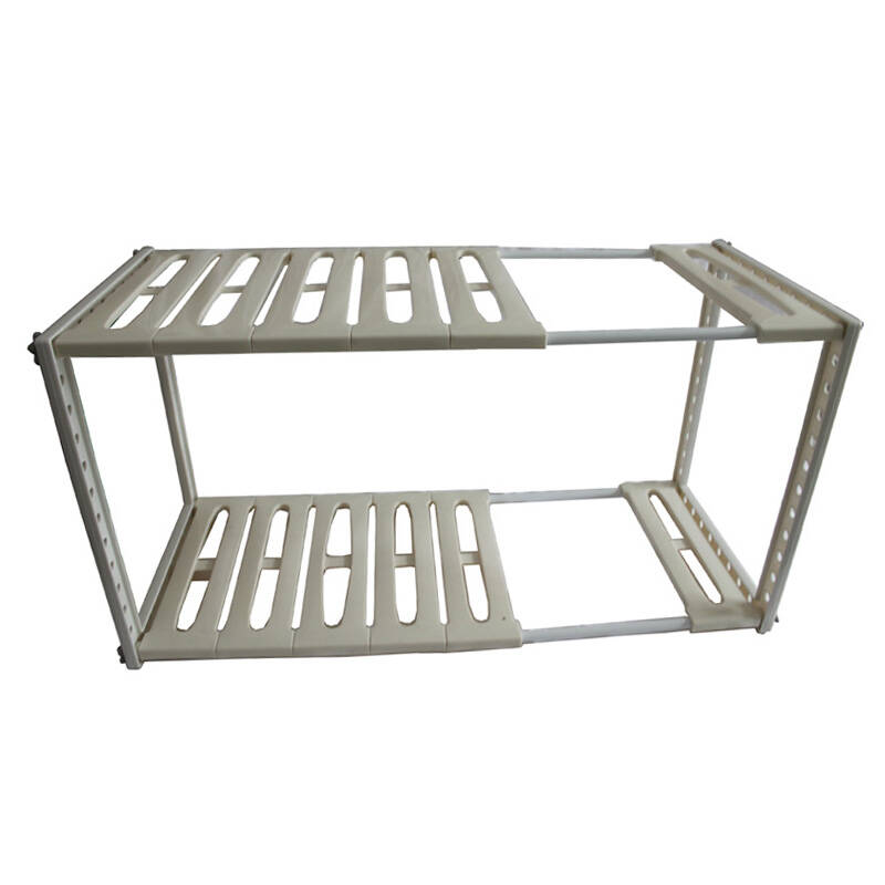 美极了 可伸缩多功能置物架/多功能桌/微波炉置物架/杂志架 zj-l01