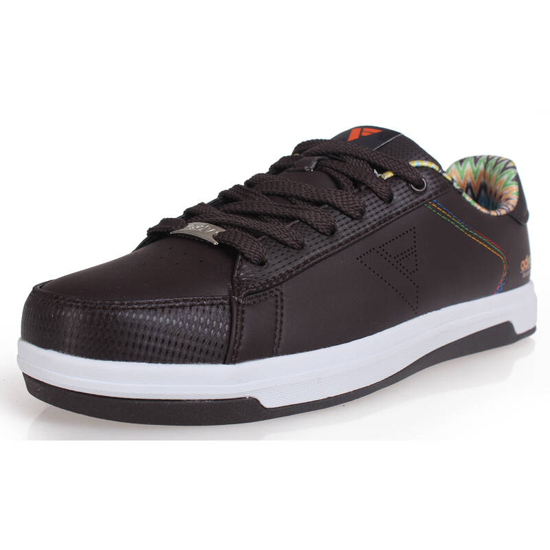 adivon 阿迪王 新款男士春季休闲运动板鞋潮 ah5227 棕桔红 40