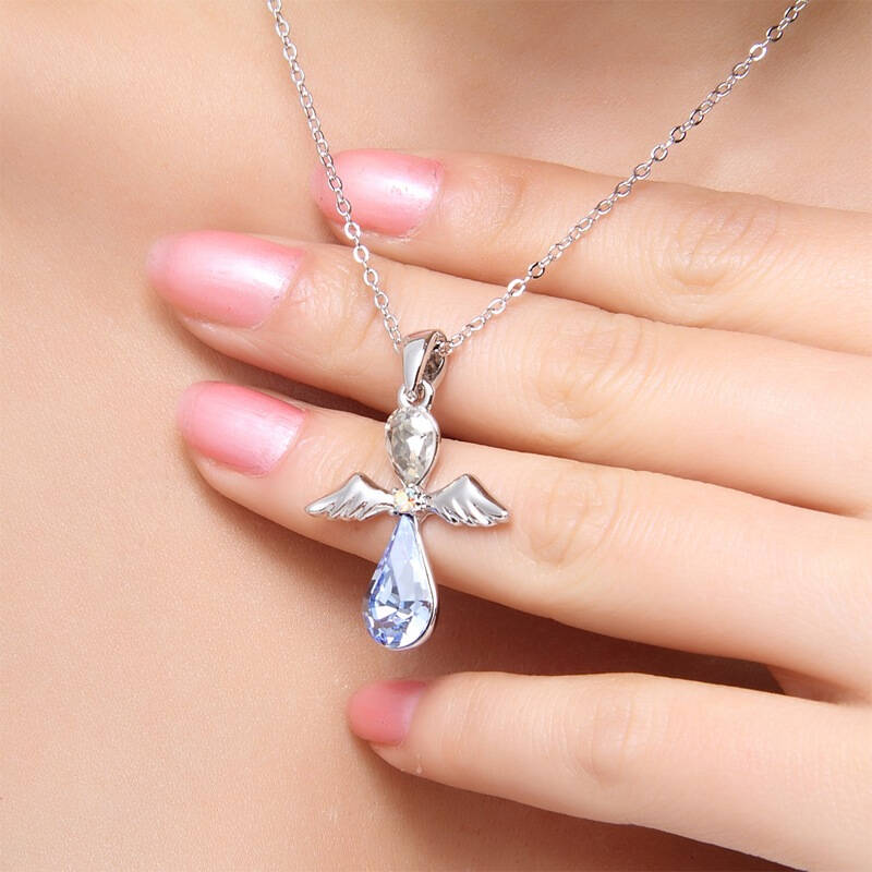caurum蔻润年华 小天使 项链 采用施华洛世奇元素