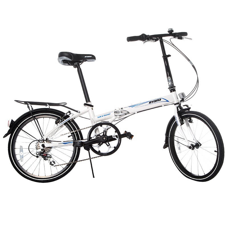 欧亚马-天际m300 20寸运动型变速折叠自行车 白色