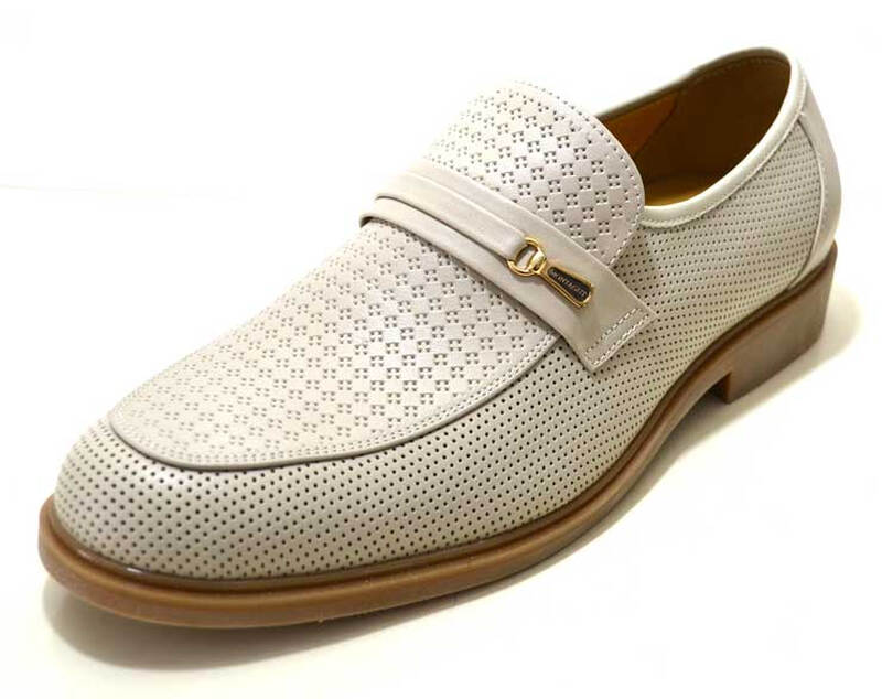 montagut梦特娇皮鞋 商务正装凉鞋男鞋m0618白色 灰 40