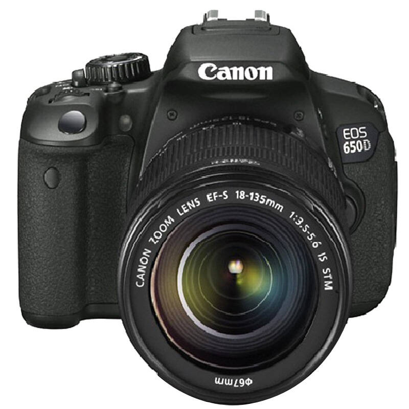 佳能(canon) eos 650d 单反套机(ef-s 18-135mm f/3.5-5.
