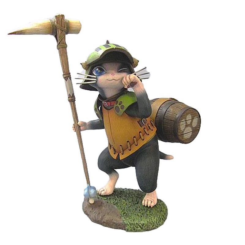 bandai 万代 怪物猎人2g 战斗猫(灰色) hmg-81015