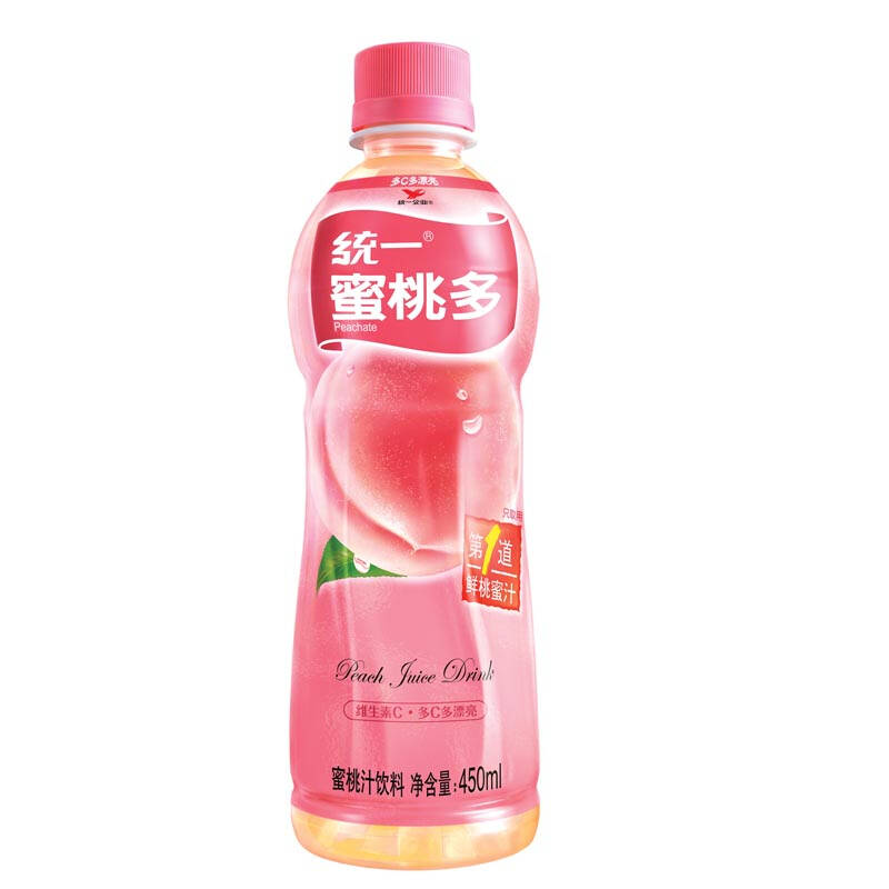统一蜜桃多450ml*15瓶