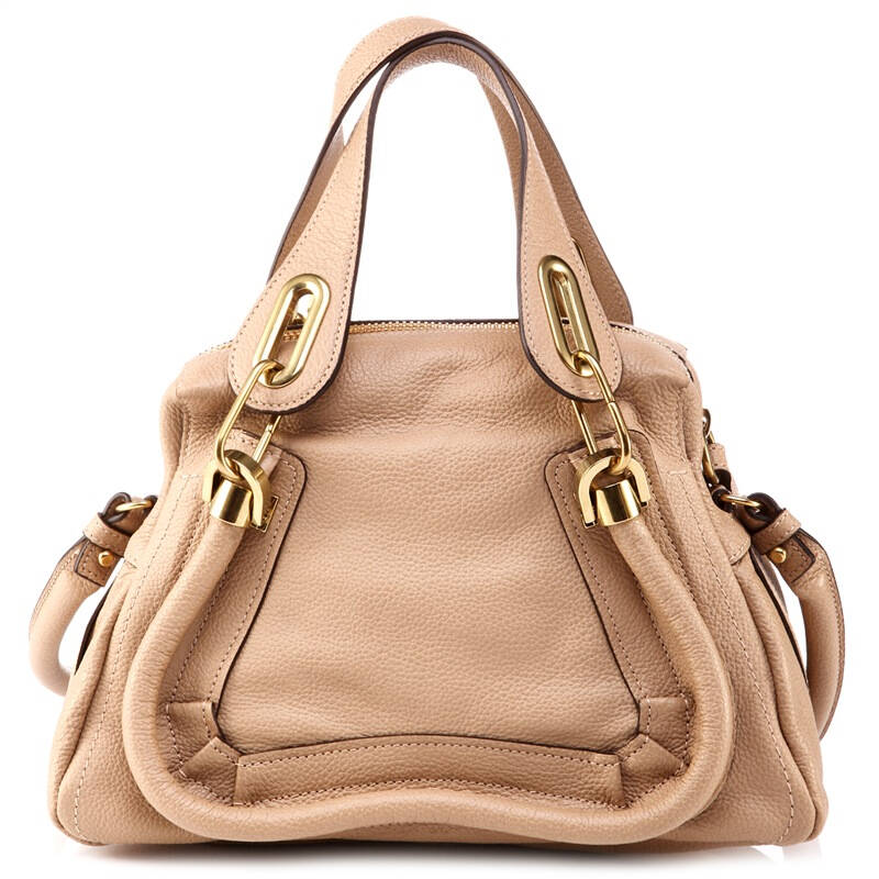 chloe 克洛伊卡其色羊皮女式肩背/手提包 3s0024 043 007