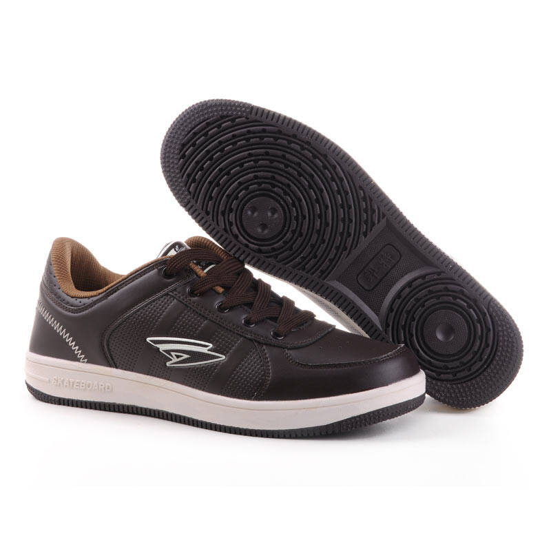 邦特特大码板鞋潮流男鞋韩版休闲鞋8963 棕色 45