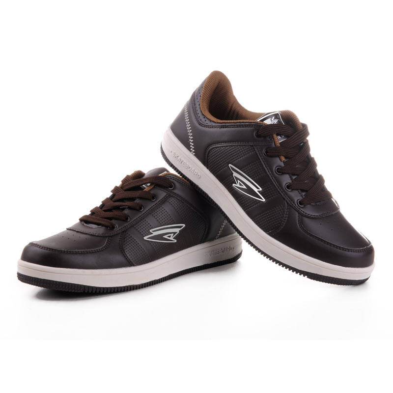 邦特特大码板鞋潮流男鞋韩版休闲鞋8963 棕色 45