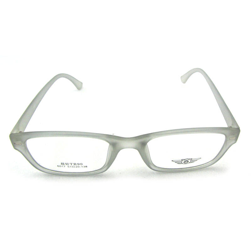 光学镜架 近视眼镜框 经典款时尚全框眼镜 男女款 6017 白色