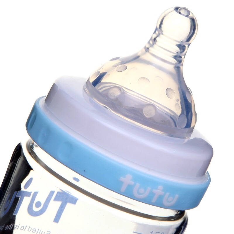 tutu 宽口径玻璃奶瓶150ml ad-0039颜色随机【图片 价格 品牌 报价】