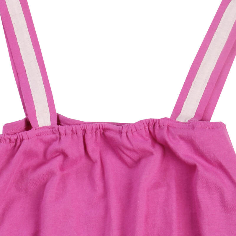 【小猪班纳】女童针织吊带衫120294025 淡粉红(白边) 130